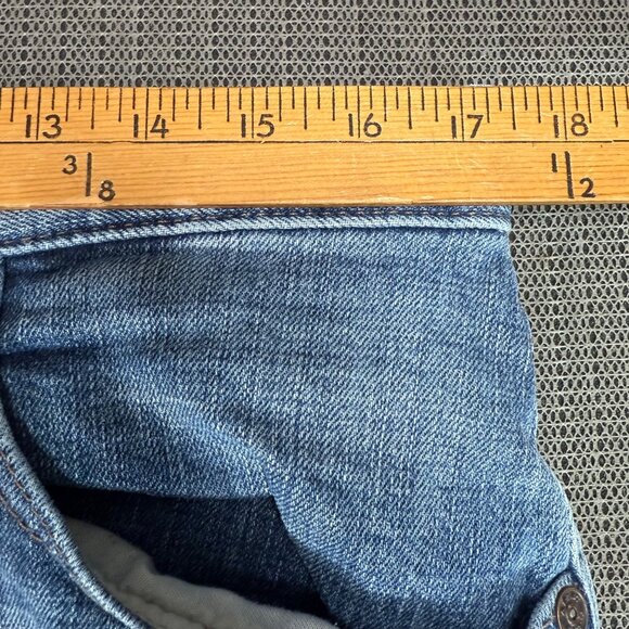 Ariat Mens 34X32 Blue Straight-Leg Denim Jeans Stretch Cotton Casual Wear (need - Picture 4 of 11